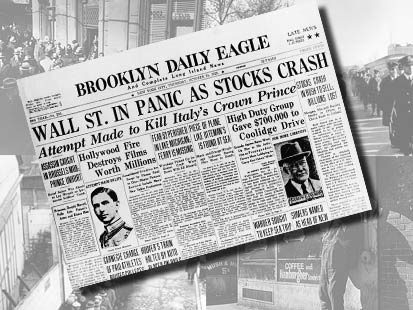 lead stock market crash 1929 caused great depression